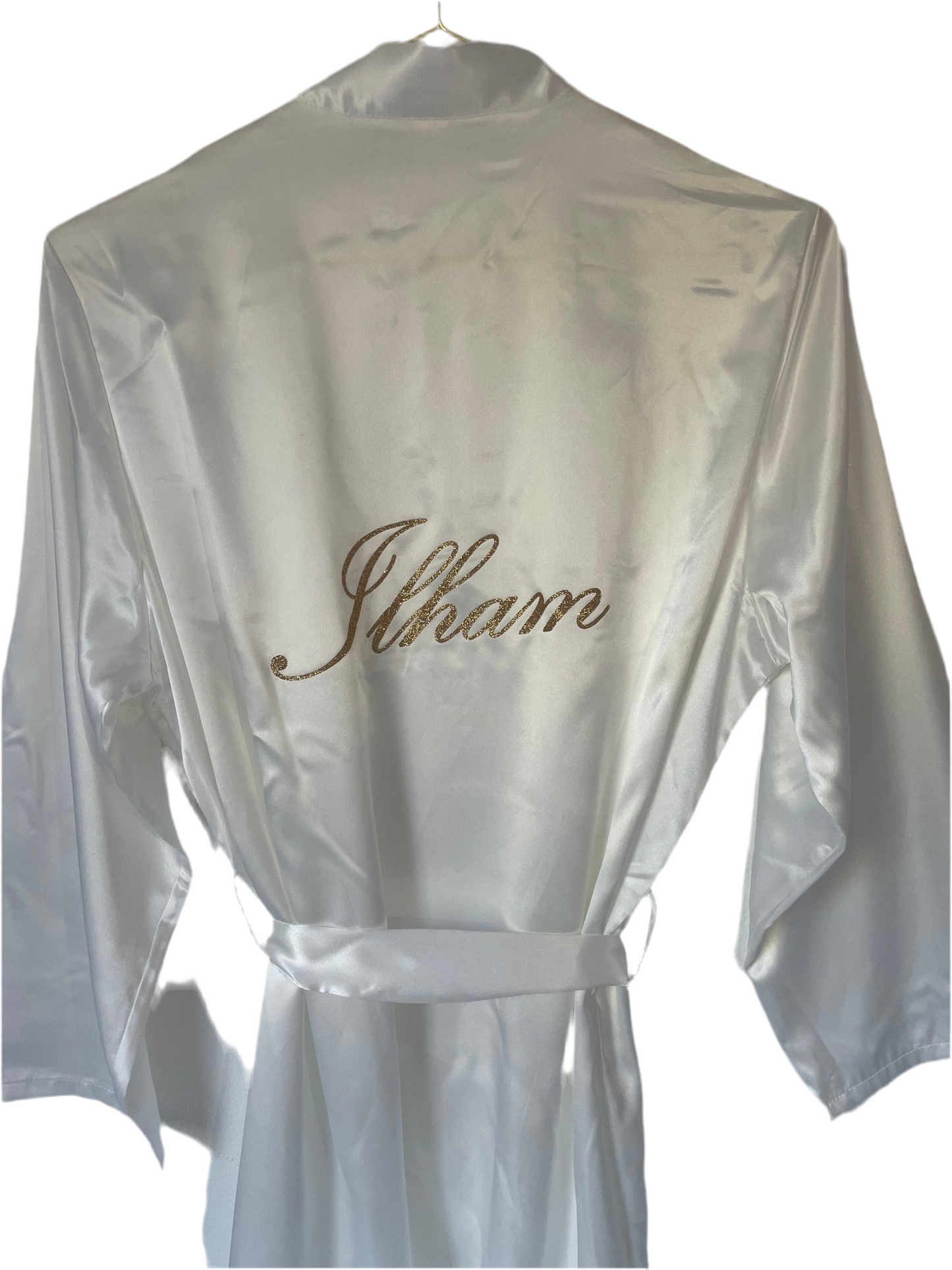 Peignoir en satin à personnaliser