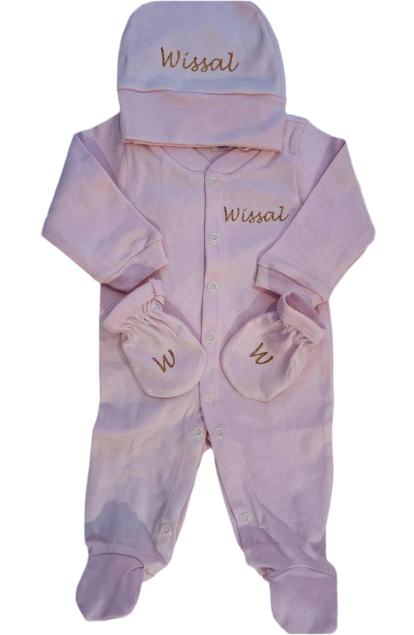 Set bébé 3 pièces personnalisé