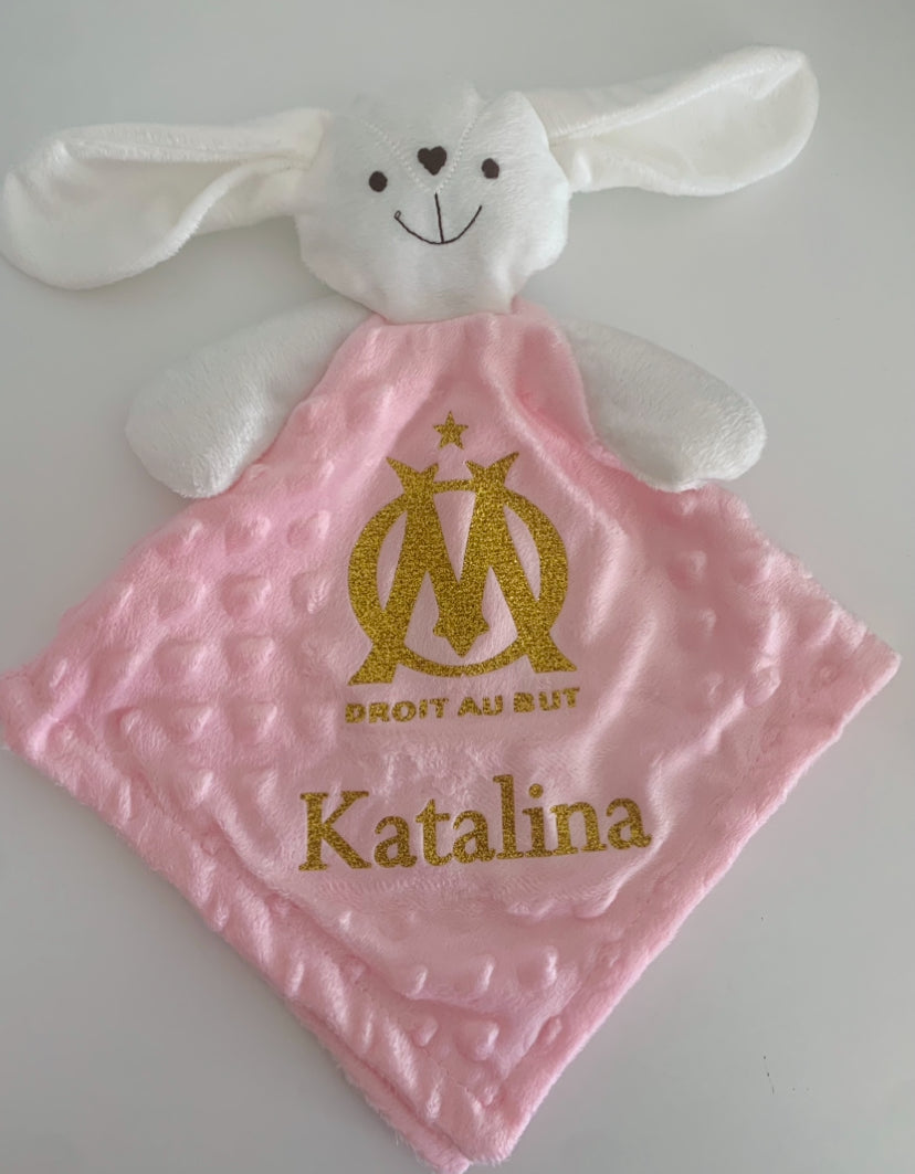 Doudou lapin en Minky